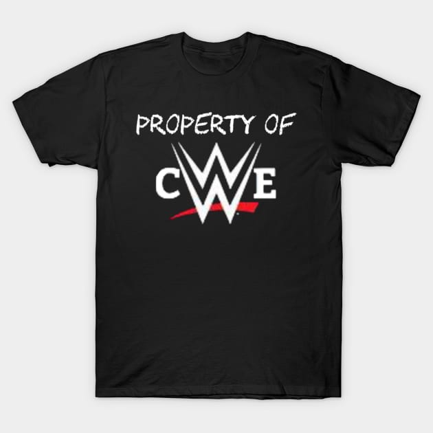 Property of CWE T-Shirt by EM_figs